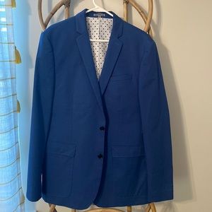 Express Men Slim Blue Suit Jacket